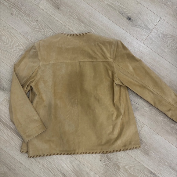 100% genuine leather suede over sized Scully festival jacket - Picture 4 of 10